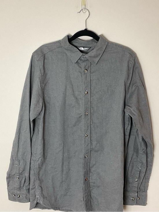 The North Face Other - The North Face Men’s Gray Flannel Button-Down Shirt Gorpcore Outdoors Utility L